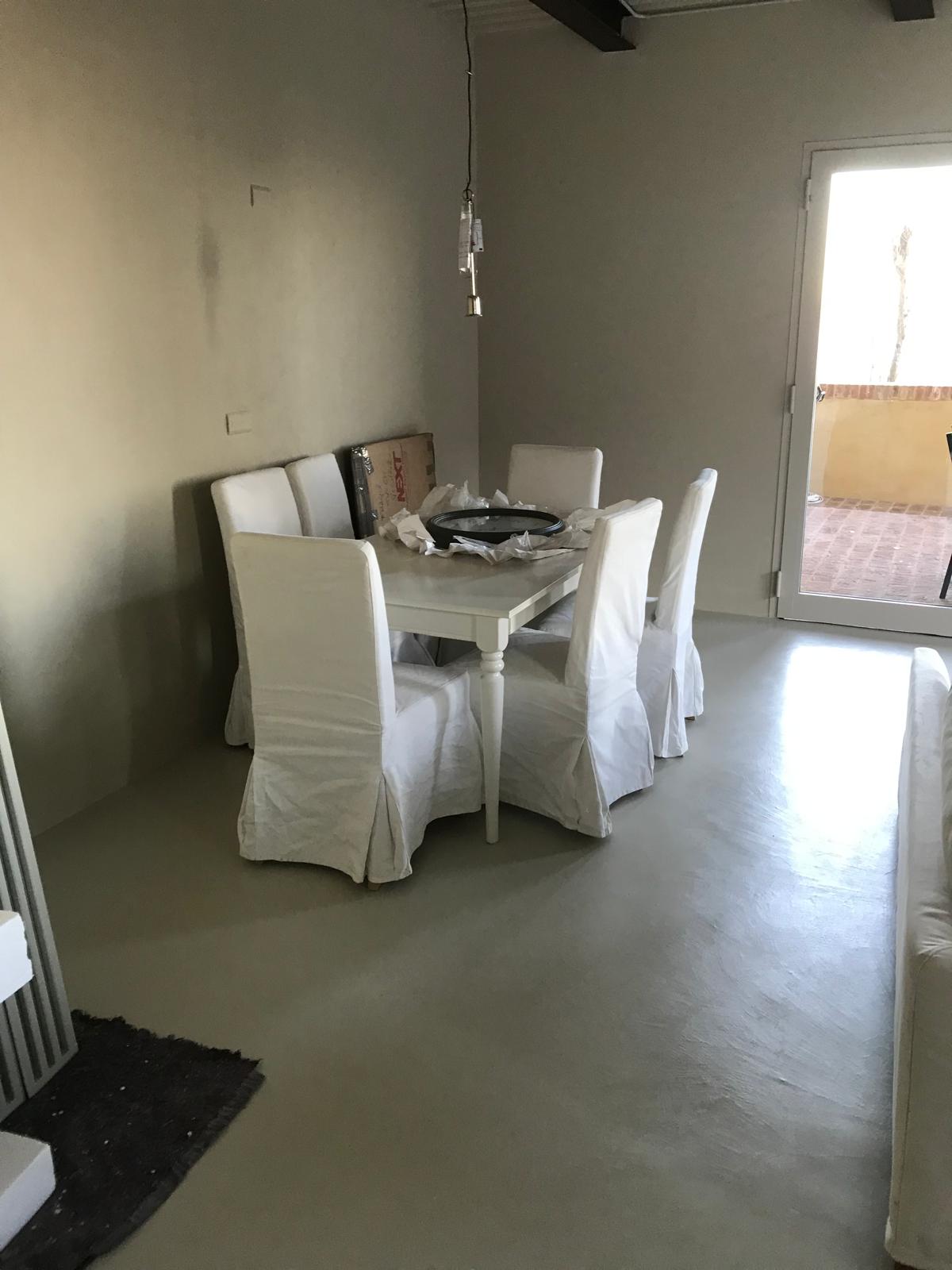 pavimento in resina cucina